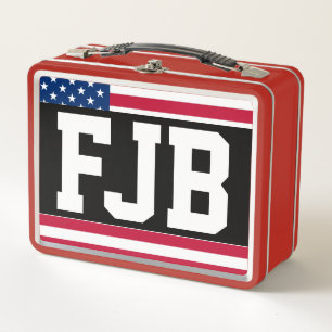 FJB BIDEN BRANDON RETRO METAL LUNCHBOXES