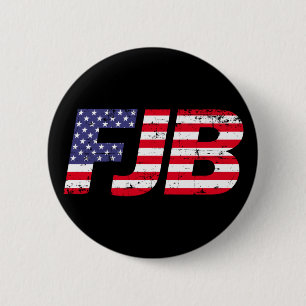 FJB Funny anti joe Biden pro trump 2024 6 Cm Round Badge
