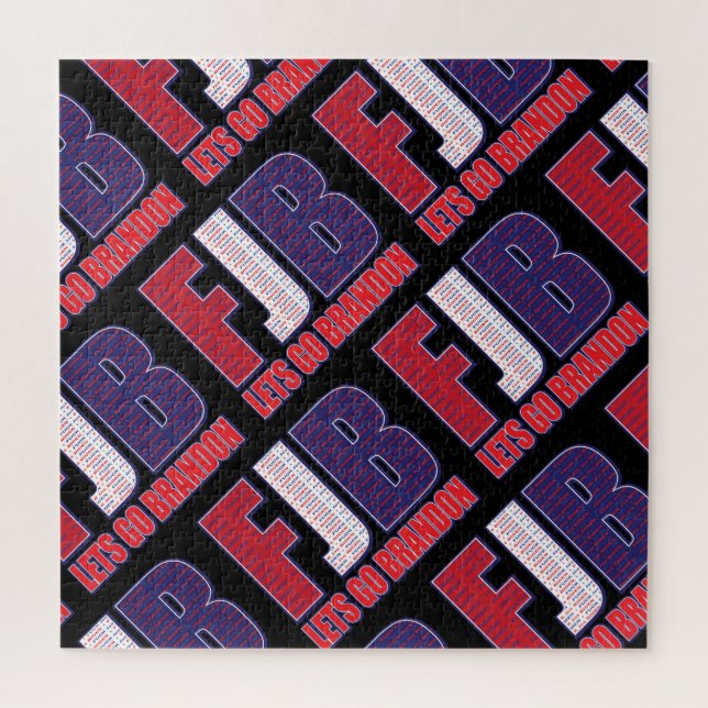 FJB Lets Go Brandon Jigsaw Puzzle (Vertical)