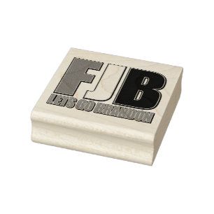 FJB Lets Go Brandon Rubber Stamp