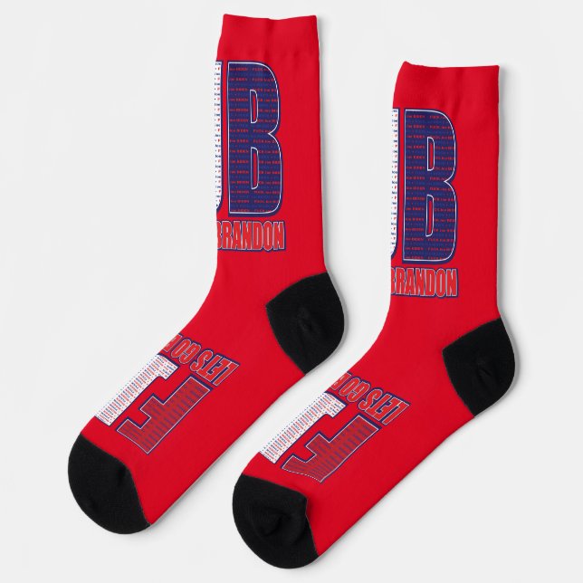 FJB Lets Go Brandon Socks (Left)