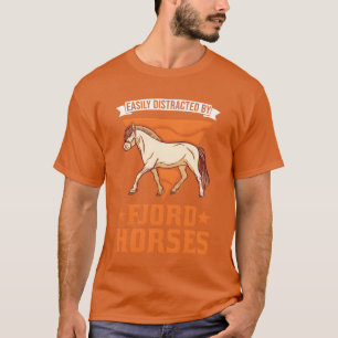 Fjord Horse Gift Norwegian girl T-Shirt