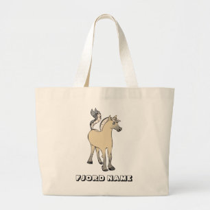 Fjord Horse Grooming Large Tote Bag