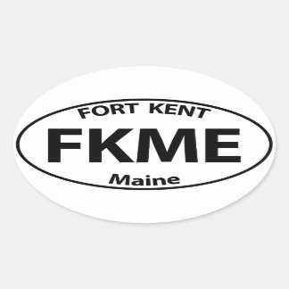 FKME Bumpah Stickah Oval Sticker