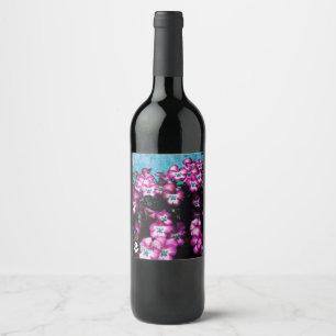 FʟᴏᴡPᴏᴡ Pansy ~ Plum Wine Label