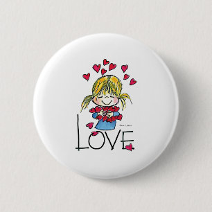 FL-004 Big Love 6 Cm Round Badge