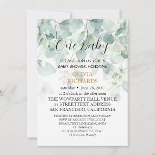 Fl oral Baby Shower Invitation
