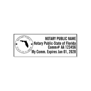 FL Self-Ink Notary Stamp