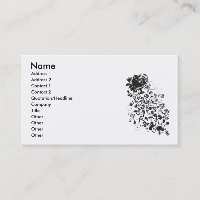 Flabby_Expression Business Card (Front)