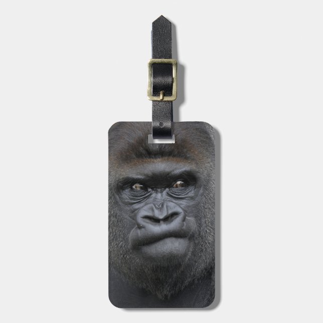 Flachlandgorilla, Gorilla Luggage Tag (Front Vertical)
