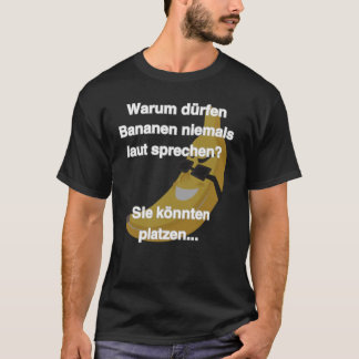 Flachwitz Banane takes the place of comic design T-Shirt
