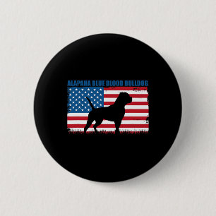 Flag Alapaha Blue Blood Bulldog 6 Cm Round Badge