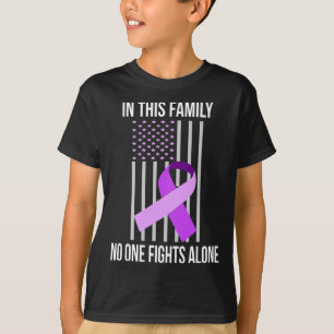 Flag Alzheimerheimer Ribbon Heimer Disease Awarene T-Shirt