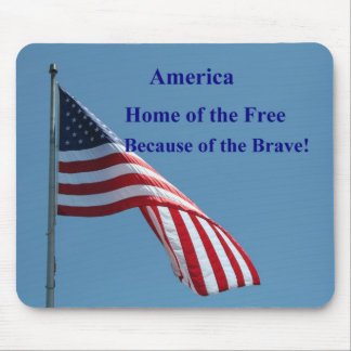 Flag, America Mouse Pad