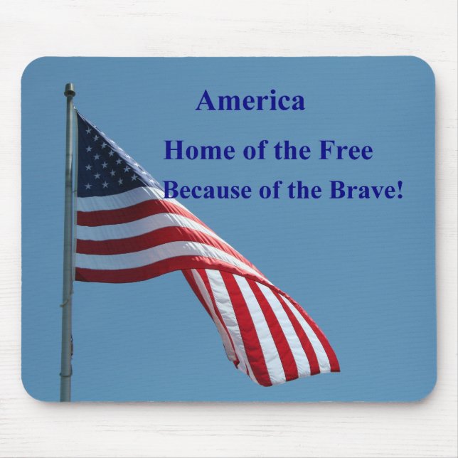 Flag, America Mouse Pad (Front)