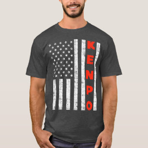 Flag American Kenpo Vintage Patriotic Kempo Gift T-Shirt