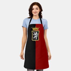 Flag and coat of arms of Valle d'Aosta (Italy) Apron