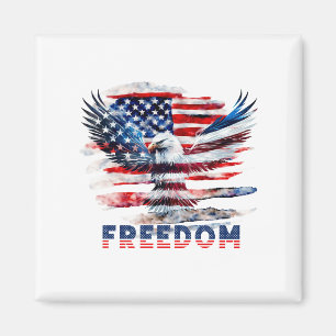Flag and eagle of the United States.Freedom. Magnet