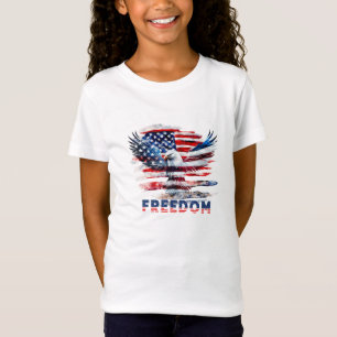 Flag and eagle of the United States.Freedom. T-Shirt