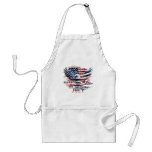 Flag and eagle of the United States. Independence Standard Apron