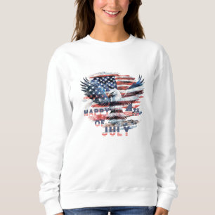 Flag and eagle of the United States. Independence  Sweatshirt