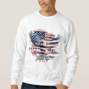 Flag and eagle of the United States. Independence Sweatshirt