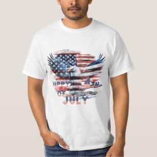 Flag and eagle of the United States. Independence  T-Shirt