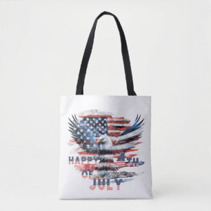 Flag and eagle of the United States. Independence  Tote Bag