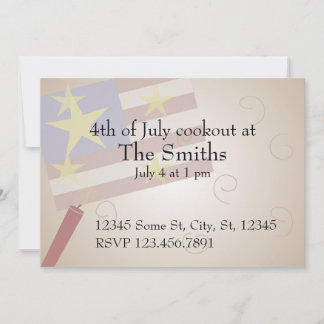 Flag and Firecracker Cookout