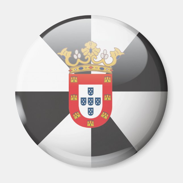 Flag and shield of Ceuta Magnet (Front)