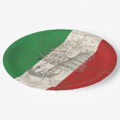 Flag and Symbols of Italy ID157 Paper Plate (Angled)