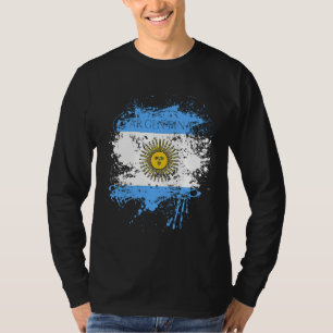 Flag Argentina Nationality State South America T-Shirt