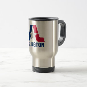 Flag Arlington, Texas Travel Mug