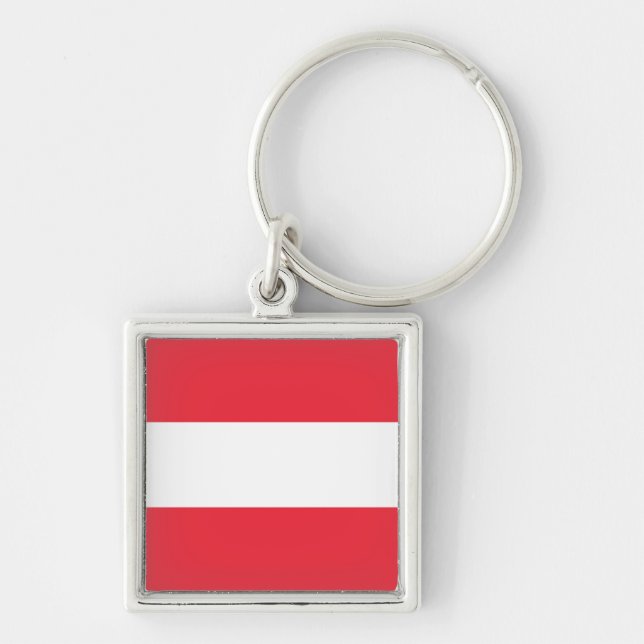 Flag Austria Key Ring (Front)