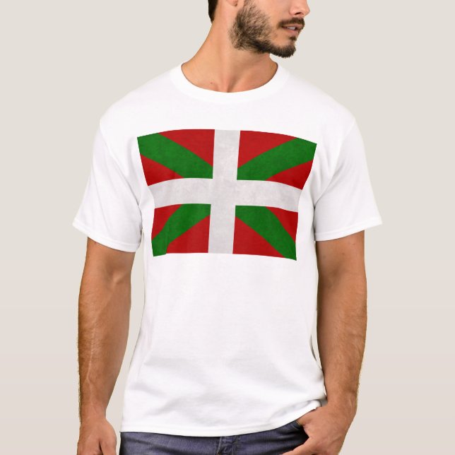 Flag Basque Country Euskadi T-Shirt (Front)