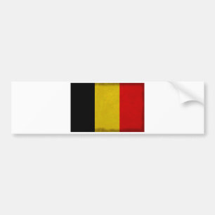 Flag Belgium Belgian Bumper Sticker