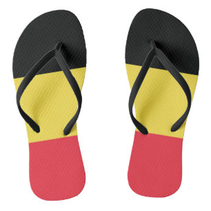 Flag Belgium Tricolor Jandals