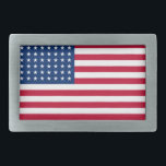 Flag Belt Buckle<br><div class="desc">Belt buckle shown with a patriotic usa flag print. Customise this item or buy as is.</div>