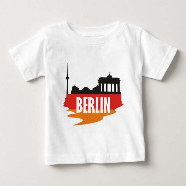 Flag Berlin Baby T-Shirt (Front)