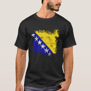 Flag Bosnia Herzegowina Nationality State Origin T T-Shirt