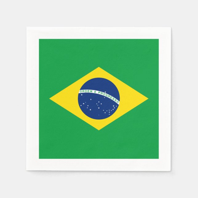 Flag: Brasil Napkin (Front)