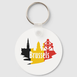 Flag Brussels Key Ring