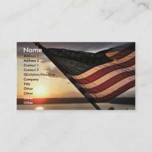 Flag Business Card