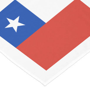 Flag: Chile Short Table Runner