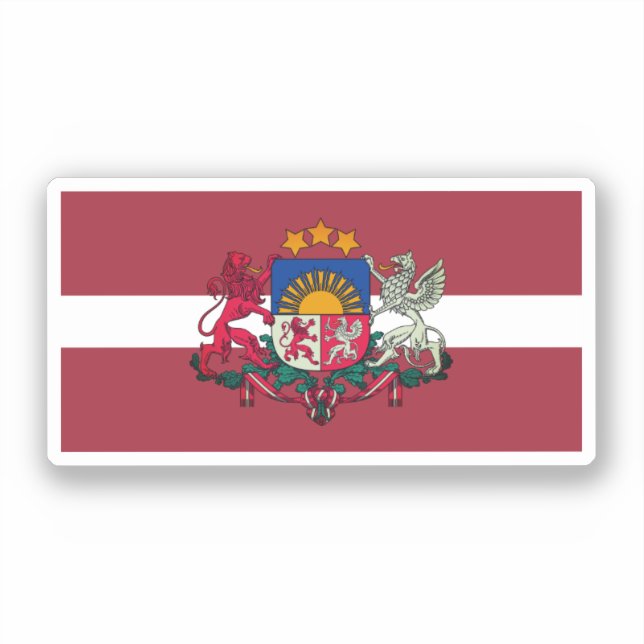 Flag/ coat of arms of Latvia (Front)