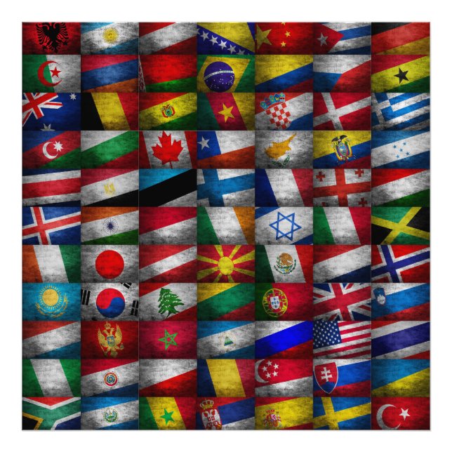 Flag collection photo print (Front)