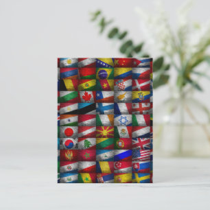 Flag collection postcard