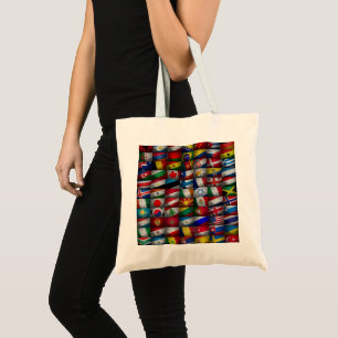Flag collection tote bag
