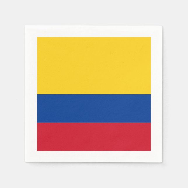 Flag: Colombia Napkin (Front)