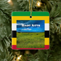 Flag Colours of St. Kitts 